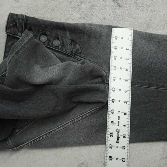KanCan Jeans Junior's Size 11/29 Gray High-Rise Bootcut Denim 31" Inseam Stretch - Picture 8 of 16